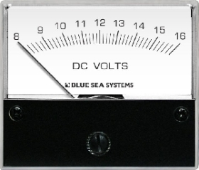 Blue Sea Systems 8003 Analog DC Voltmetre - 8-16V